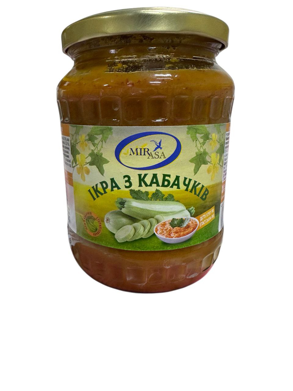 Ікра з кабачків ТМ MIR ASA 500 гр.